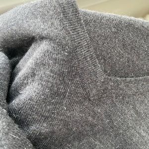 Banana Republic metallic v-neck sweater